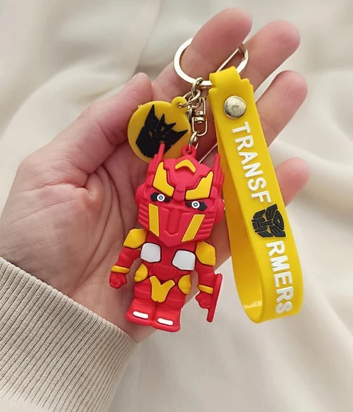 Anahtarlık Transformers İron Man Karakter Fiğür Araba Çanta Süsü Aksesuarları ürün görseli