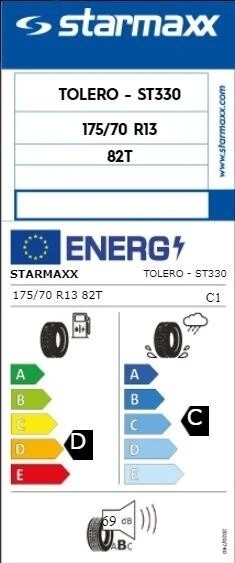 Starmaxx Tolero ST330 175/70 R13 82T Yaz Lastiği - 2025 - 2