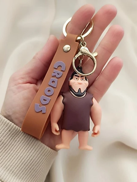 Crood Karakterleri Thunk Silikon Anahtarlık Çanta Süsü
