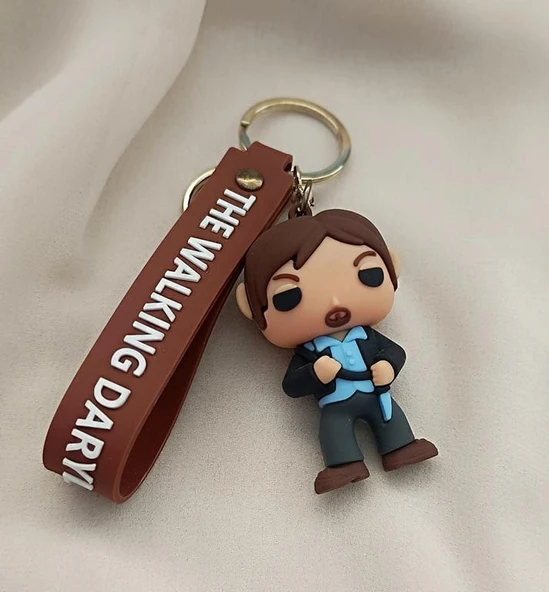The Walking Dead Karakterleri Silikon Anahtarlık Çanta Süsü - Resim 3