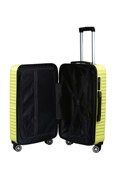 Kabin Boy %100 Polikarbon Valiz Sarı 1811 - Resim 6