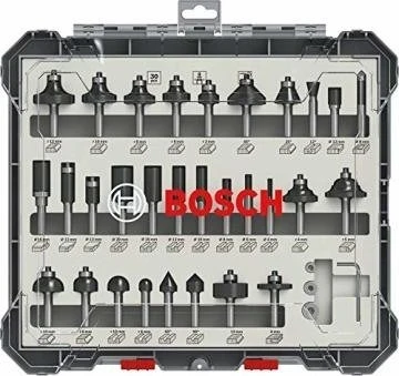 Bosch Profesyonel Karışık Freze Ucu Seti Şaftlı 8 mm 30'lu - 2