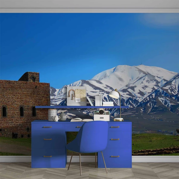 Erzurum Palandöken Manzaralı Duvar Kağıdı - Resim 4