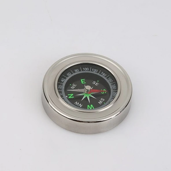 Yuvarlak Metal Kasa Dayanıklı Pusula 80Mm - 2