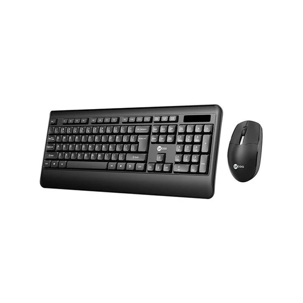 Lenovo Lecoo KW202 Kablosuz Klavye & Mouse Set Q Siyah - 2
