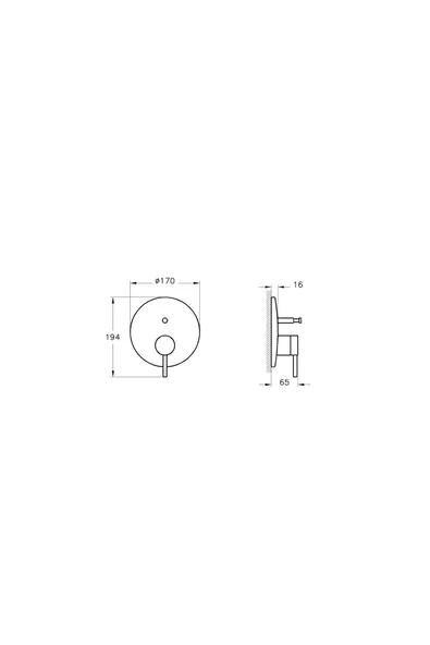 Vitra Origin Ankastre Banyo Bataryası Fırçalı Nikel A4262034 - 4
