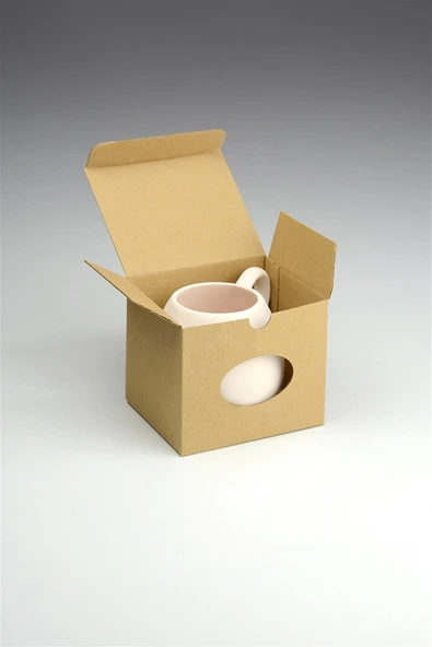 Damla Kupa - Seramik Bisküvi 12'li (Ham Ürün) - Resim 6