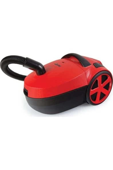 Fantom Çekici DC3000 Elektrikli Süpürge Torbalı Kırmızı