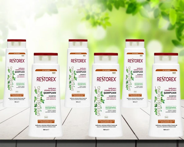 Restorex Kuru Ve Yıpranmış Saçlar Için Şampuan 500 Ml 6 Adet