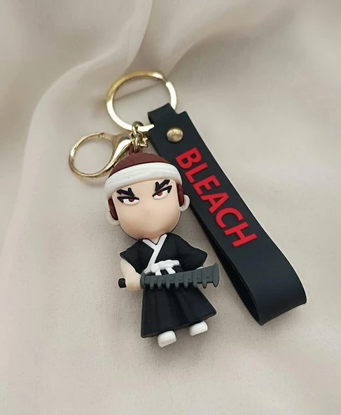 Anime Bleach Karakterleri Silikon Anahtarlları Çanta Süsü - Resim 2