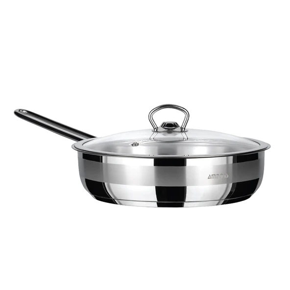 Milano 4 Parça Kapaklı Paslanmaz Çelik Tava Seti - 2