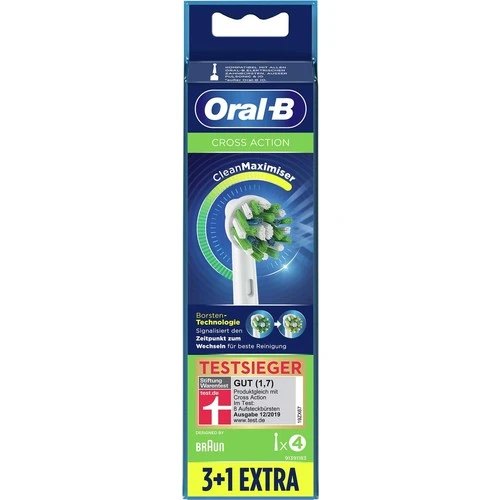 Oral-B Cross Action 3+1 Cleanmaximizer Teknolojili Yedek Fırça Başlığı - 2
