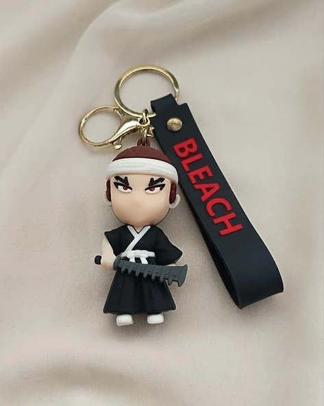 Anime Bleach Karakterleri Silikon Anahtarlları Çanta Süsü - Resim 3