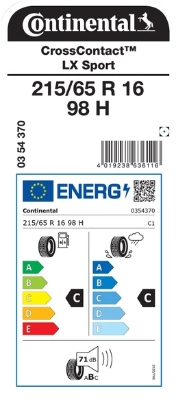 CONTİNENTAL 215/65R16 98H CCLX SP DÖRT MEVSİM LASTİĞİ ÜRETİM YILI:2025 - 2