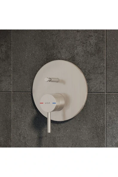 Vitra Origin Ankastre Banyo Bataryası Fırçalı Nikel A4262034 - 2