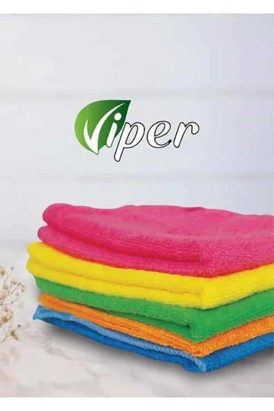 VİPER Mikrofiber Temizlik Bezi 40x40 cm 5 Adet