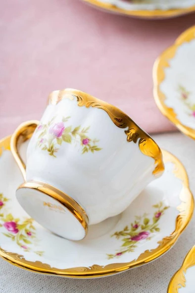 Acar HXF-06856 Edoril 6lı Kahve Fincan Takımı - 5