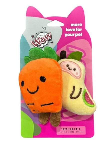 Wow Kedi Oyuncak İkili Meyveler