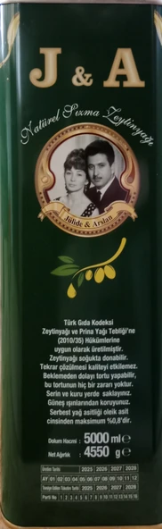 J&A SOĞUK SIKIM NATÜREL SIZMA ZEYTİNYAĞI - 3