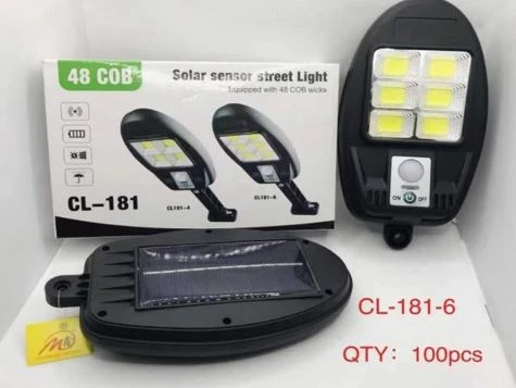 POWERMASTER CL-181-6 48 COB LEDLİ SENSÖRLÜ SOLAR SOKAK LAMBASI
