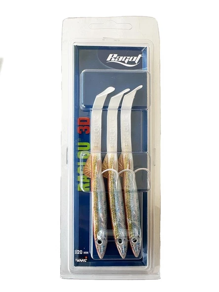 Ragot Raglou 3D Silikon Balık 120mm AYU 3 Adet