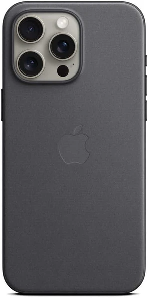 iPhone 15 Pro Max için MagSafe özellikli Silikon Kılıf - Siyah