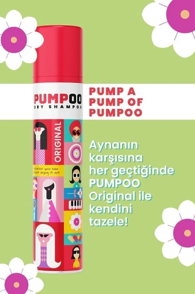 Pumpoo Original Kuru Şampuan - Original Dry Shampoo - 5