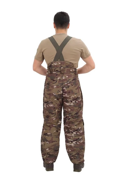 Single Sword Softshell Su Geçirmez İçi Polarlı Salopet Pantolon - 3