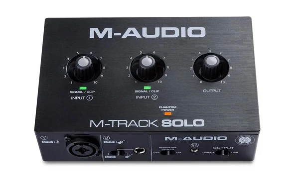 M-Audio M-Track Solo Ses Kartı - 1