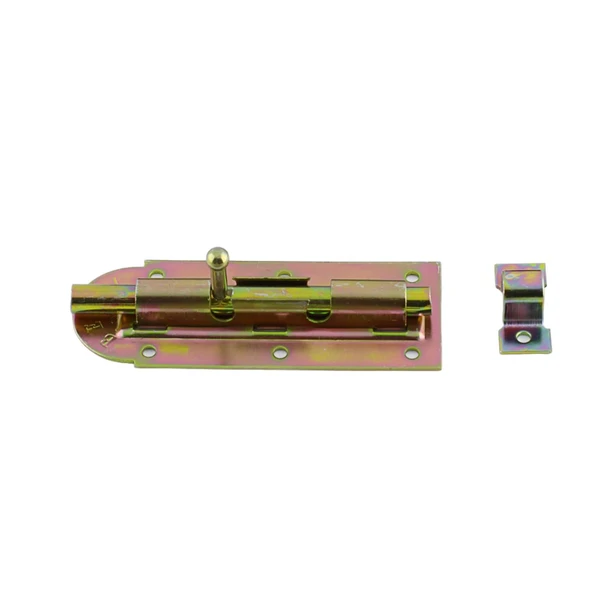 Mavzer Sürgü Kilit No:8 Kadmiyum 35x95 mm Kapı Pencere Emniyet Mandalı Kilidi - 5