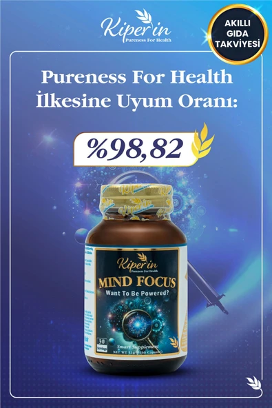 Kiperin Mind Focus Aslan Yelesi Mantarı, Sitikolin, Rhodiola, L-Theanin .. (1440mg) | Akıllı Gıda Takviyesi - 4