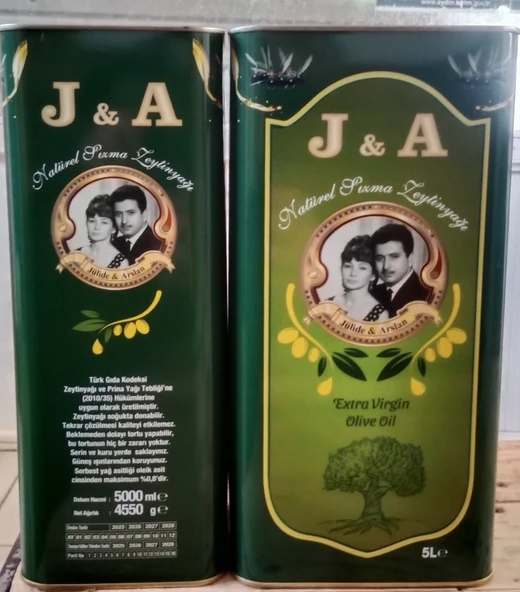 J&A SOĞUK SIKIM NATÜREL SIZMA ZEYTİNYAĞI ürün görseli