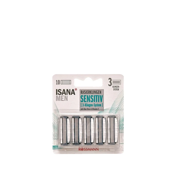 Isana Men Yedek Tıraş Bıçağı 3 Bıçaklı 10'lu