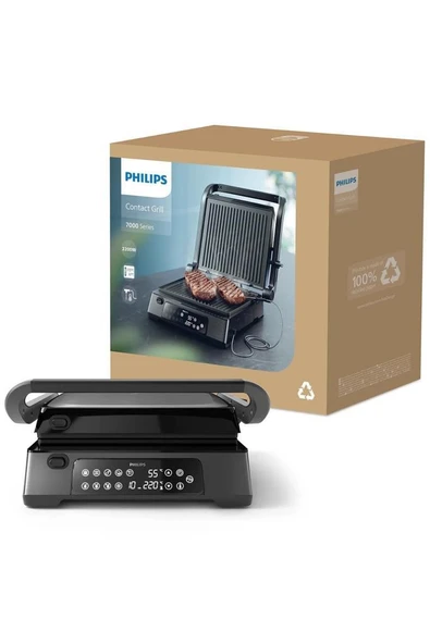 Philips 7000 Series Contact Grill HD6307/70 2200 W Izgara ve Tost Makinesi - 6