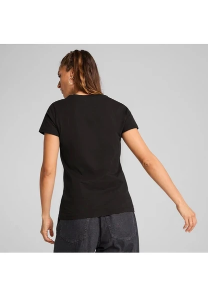 Puma Essentials Kadın Siyah Tişört 63153601 - 3