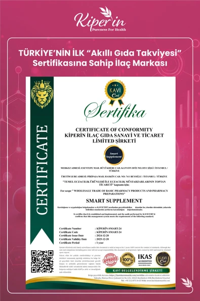 Kiperin Cranberry, D-mannoz, C Vitamin - Idrar Yolu Sağlığı (60KAPSÜL & 1400MG) - 8