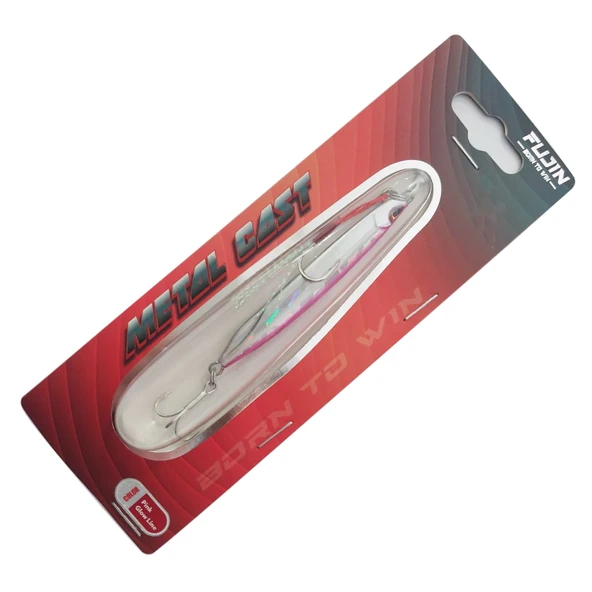 Fujin Metal Cast 30gr Shore Jig Yem  MT18 Pink Glow Line - 1
