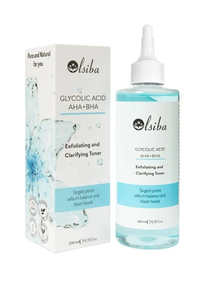 OLSİBA Canlandırıcı Ve Gözenek Sıkılaştırıcı Tüm Ciltler Için Glikolik Asit Tonik 200 Ml