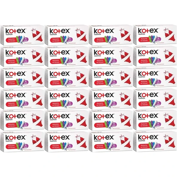 Kotex Tampon Normal 384 Lü Set (24PK*16) ürün görseli 1