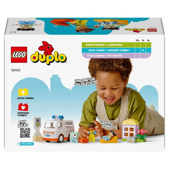 Lego 10447 DUPLO Ambulans ve Sürücü - Resim 4