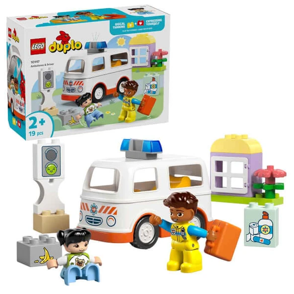 Lego 10447 DUPLO Ambulans ve Sürücü ürün görseli 1