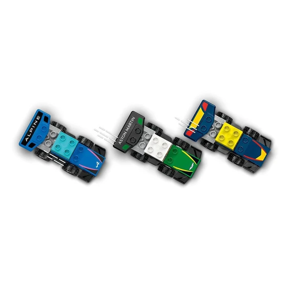 10445 Lego Duplo F1 Takımı Yarış Arabaları ve Sürücüleri 70  parça +2aş - Resim 3