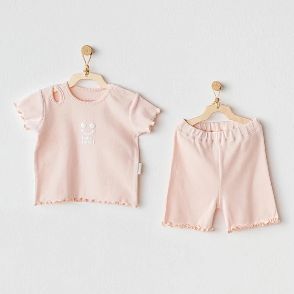 Kız Bebek Takım 2 Parça Set Basic AC25900 - 9