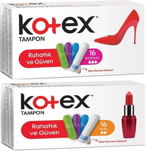 Kotex Tampon Normal - Mini 32 Li Karma Set (2PK*16)