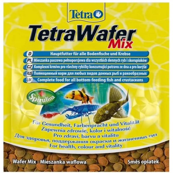 Tetra Wafer Mix Sachet Tablet Tropikal Balık Yemi 15 Gr.