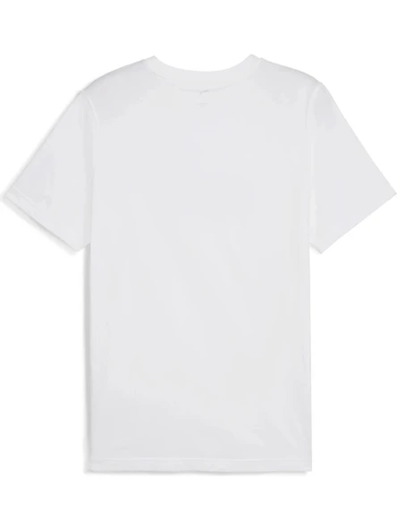 Puma ESS No. 1 Logo Tee Erkek Regular Fit Baskılı Beyaz T-Shirt 68253202 - 4