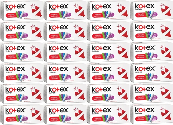 Kotex Tampon Normal 384 Lü Set (24PK*16)