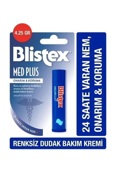 Blistex Medplus Stick - Kuruyan Ve Çatlayan Dudaklar Için Yoğun Bakım Dudak Kremi