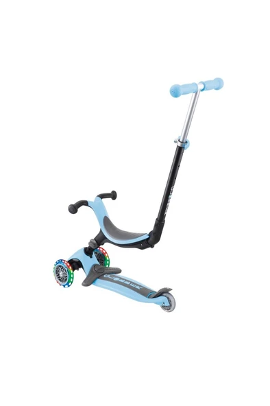 Globber Go Up Foldable Plus Işıklı Scooter - Pastel Mavi - 3