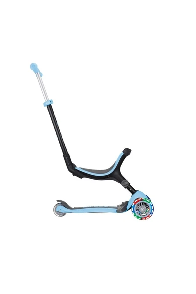 Globber Go Up Foldable Plus Işıklı Scooter - Pastel Mavi - 4